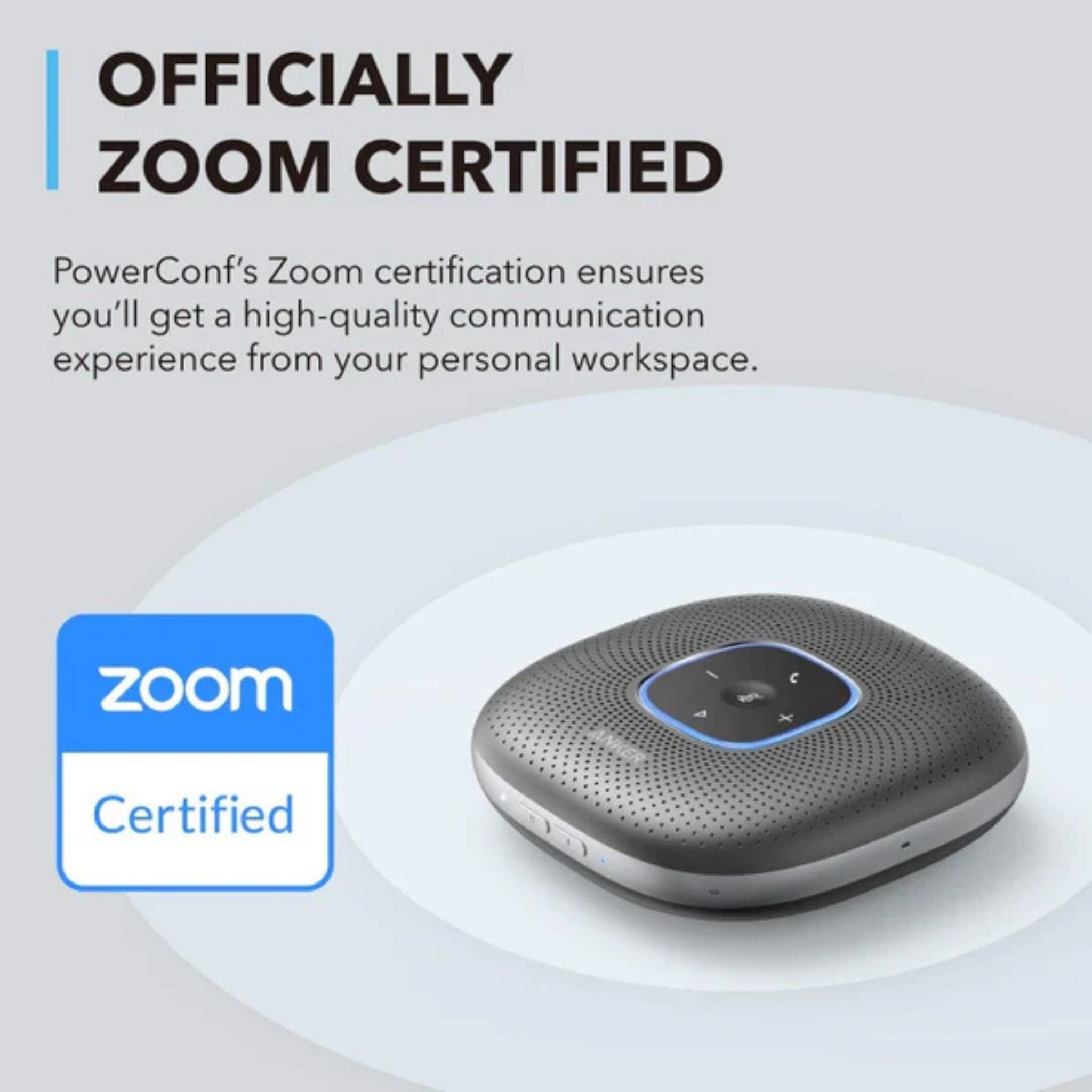 ANKER PowerConf/Bluetooth Or USB Speakerphone- Black