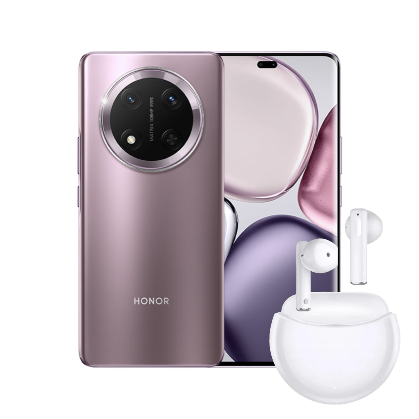 HONOR X9c 5G Dual SIM (12GB RAM, 256GB Storage) 108MP Triple Camera | 6.78" AMOLED 120Hz Display | 6600mAh Battery | Android 14 + Exclusive Gifts Of Honor Choice X5e Earbuds_Titanium Purple