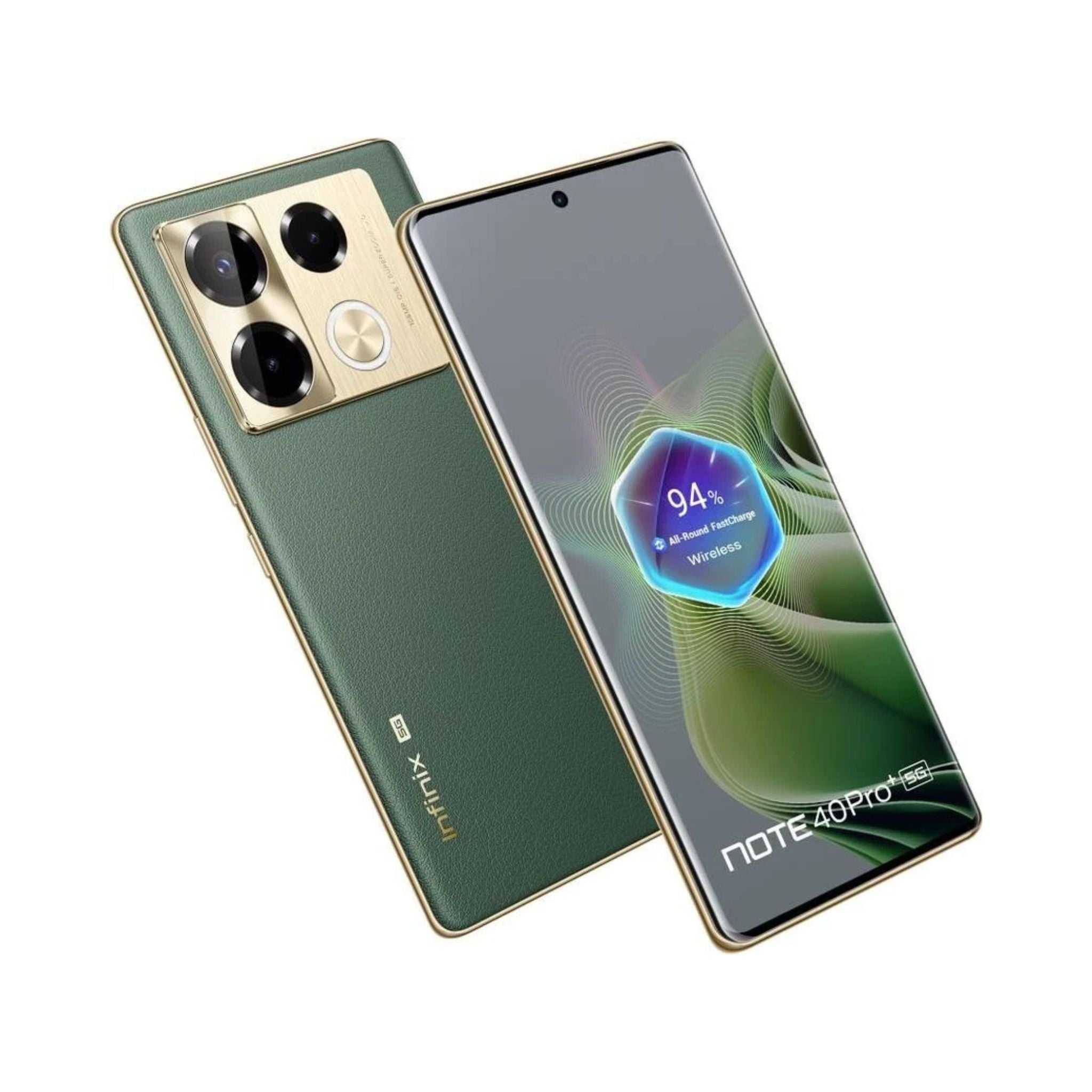 Infinix Note 40 Pro+  5G, 12+12GB RAM 256GB - International Version -Vintage Green