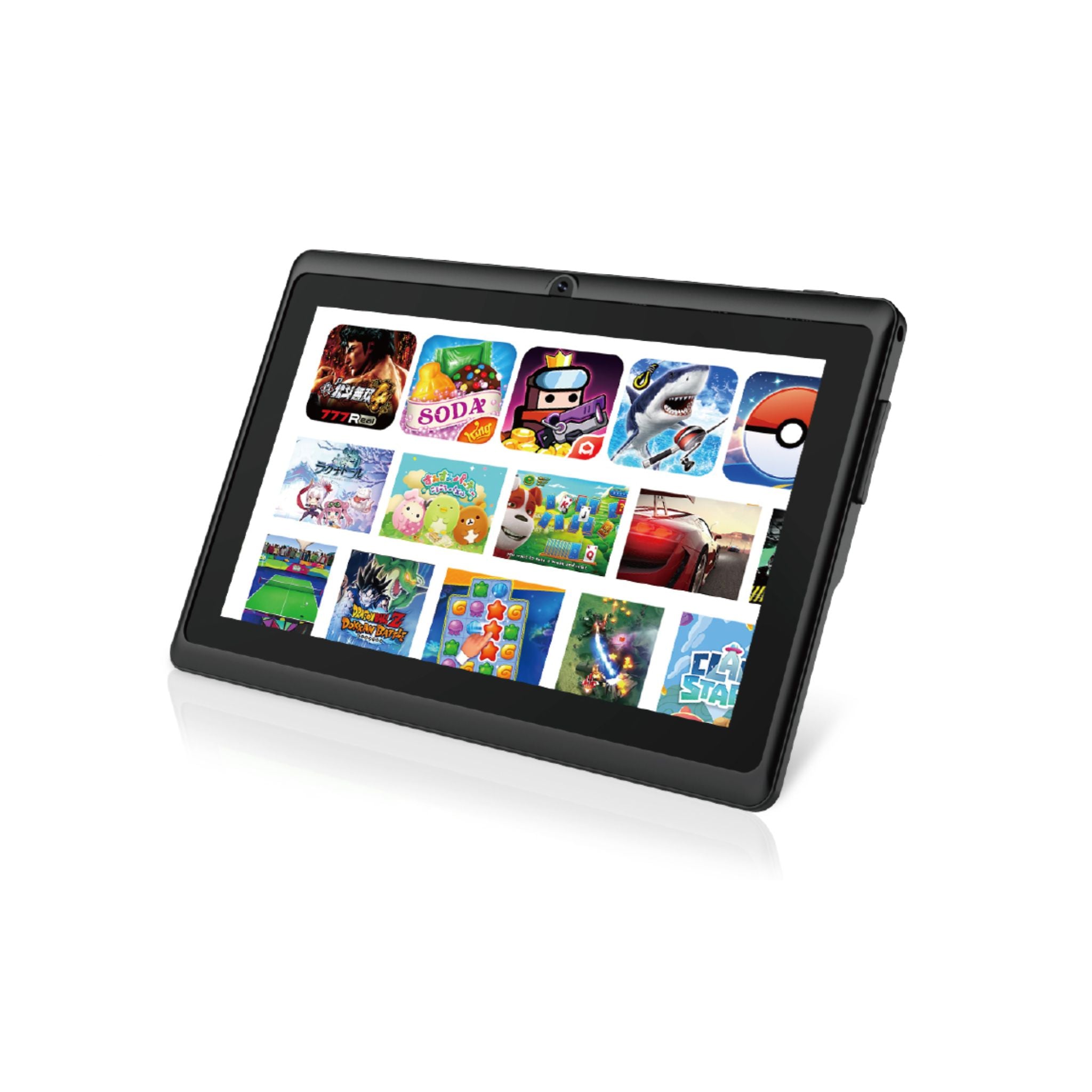 Modio M1 Tablet for Kids Dual Camera 7 inch display 16GB,5G WiFi Tablet PC 3000 mAh Battery_Black