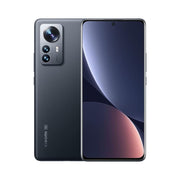 Xiaomi 12 Pro 5G smartphone in gray color showing the rear camera array and the phone's branding.