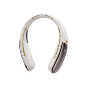 Porodo Lifestyle Chillo Zen Neck-Hanging Cooling Fan with Intelligent Digital Display - Beige