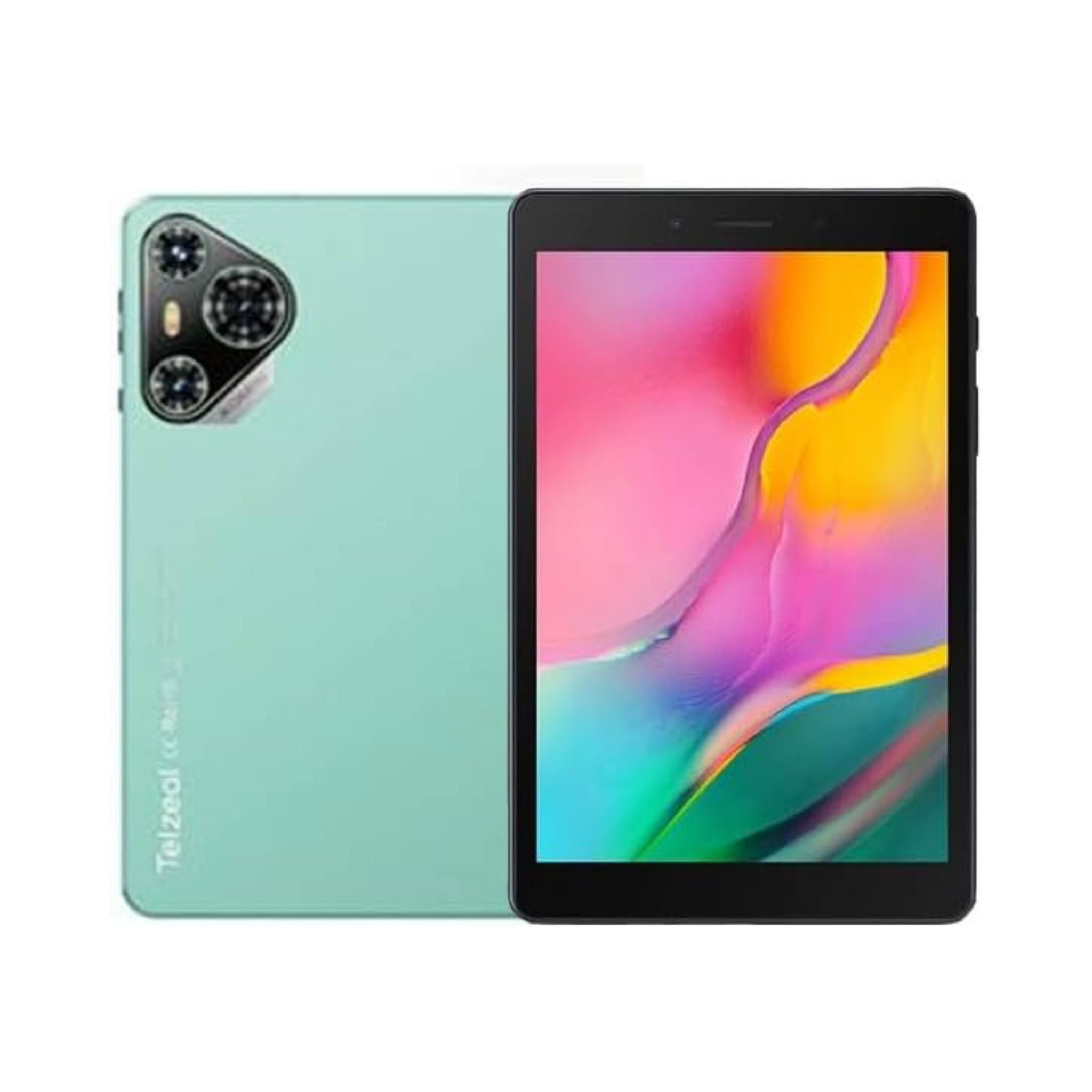 Telzeal P800 Tablet 8 Inch Android 12 Tablet with Dual SIM 6GB RAM 256GB ROM 5G WiFi 5000mAh Battery and Wireless Keyboard -Green