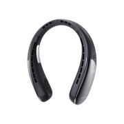 Porodo Lifestyle Chillo Zen Neck-Hanging Cooling Fan with Intelligent Digital Display - Black