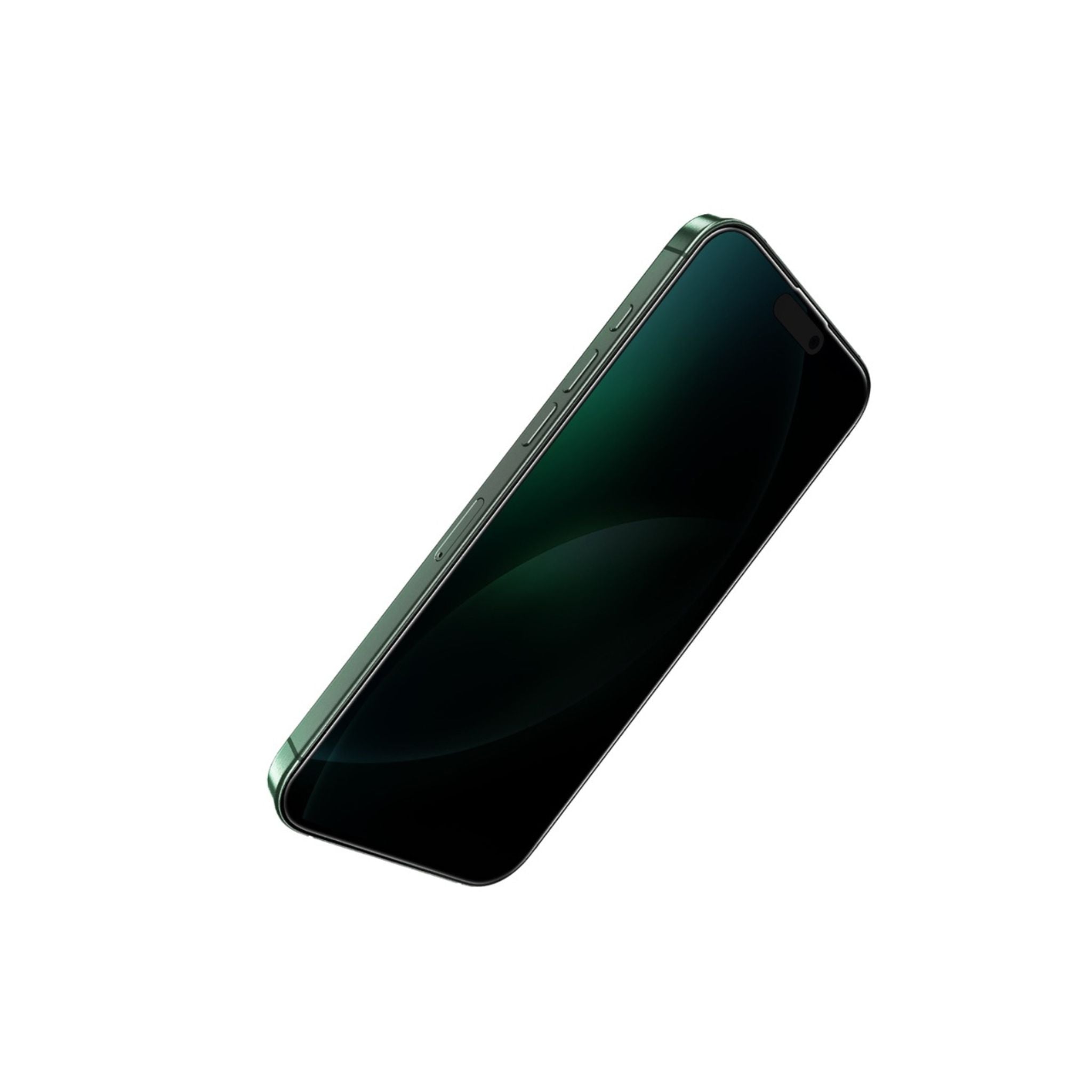 Green Lion 9H Steve Privacy Full Glass Screen Protector for iPhone 16 Pro, Anti-Scratch, Side View Blocking, Highly Responsive, Grease Resistance, Anti-Fingerprint - Black