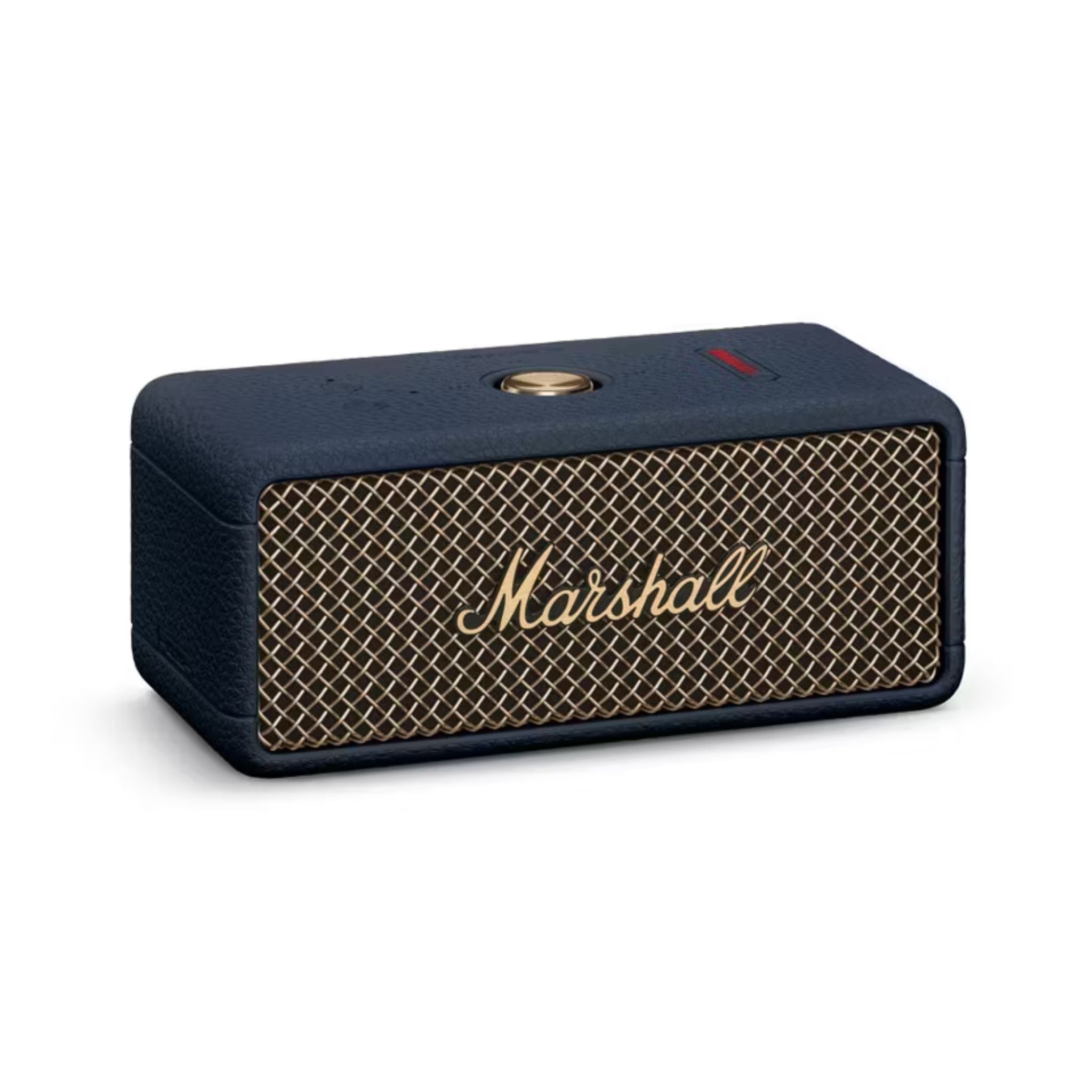 Marshall Emberton III Compact Portable Wireless Speaker with More than 32 Hours of Playtime, IP67 Water Resistance Level, Bluetooth Version 5.3, Built-in Microphone - Midnight Blue