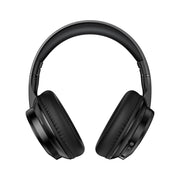 Porodo Soundtec Sonik Wired & Wireless Headphones, Bluetooth 6.0, 40mm Drivers, 25 Hours Playtime, 3 EQ Modes, Premium Leather Earpads, Over-Ear Design, USB-C, AUX Cable-Black