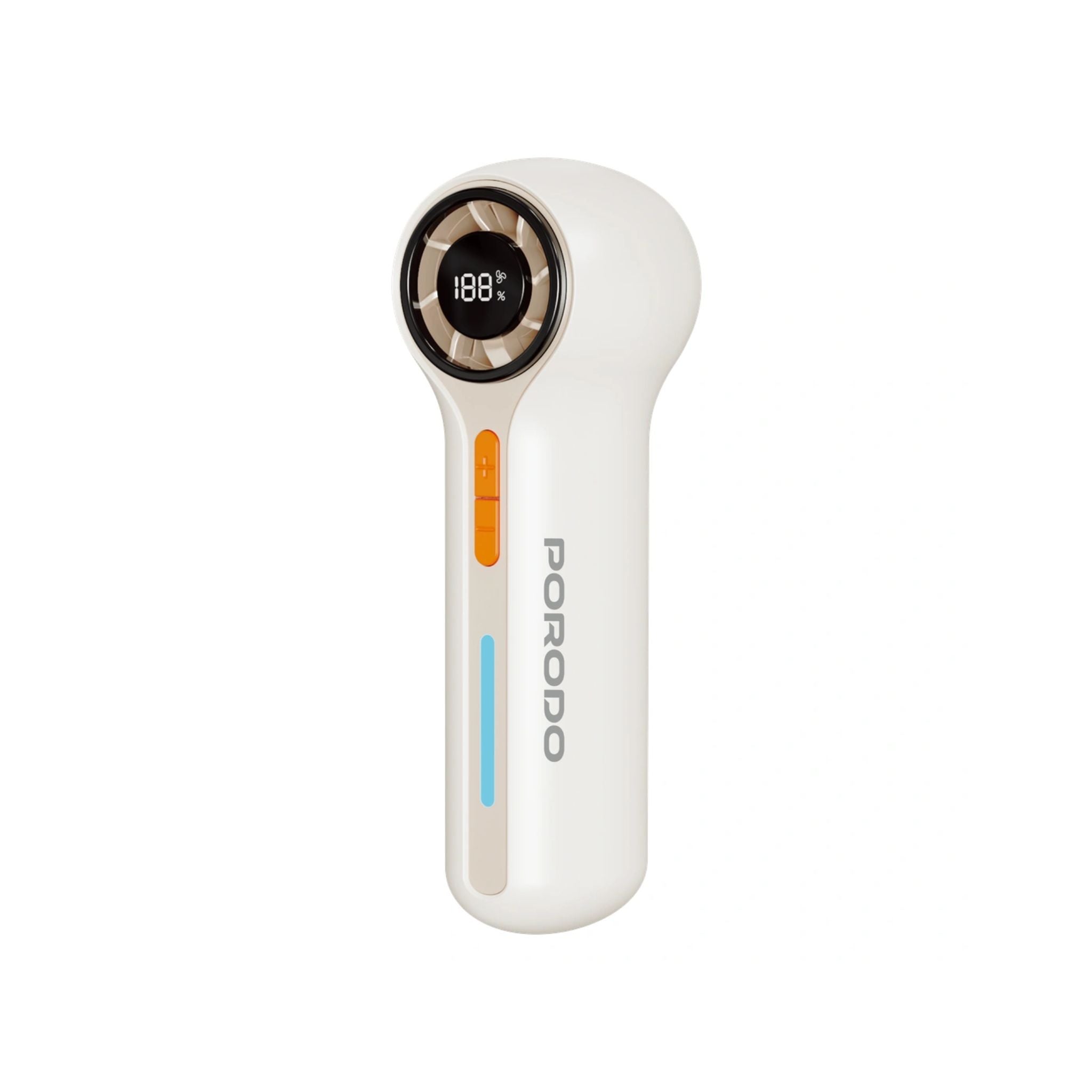 Porodo Lifestyle Chillo Breeze Pocket Turbo Fan with 100 Adjustable Speed Levels - Beige