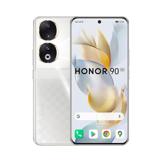 Honor 90 Dual-SIM 256GB ROM + 12 GB RAM (Only GSM | No CDMA) Factory Unlocked 5G Smartphone (Diamond Silver) - International Version