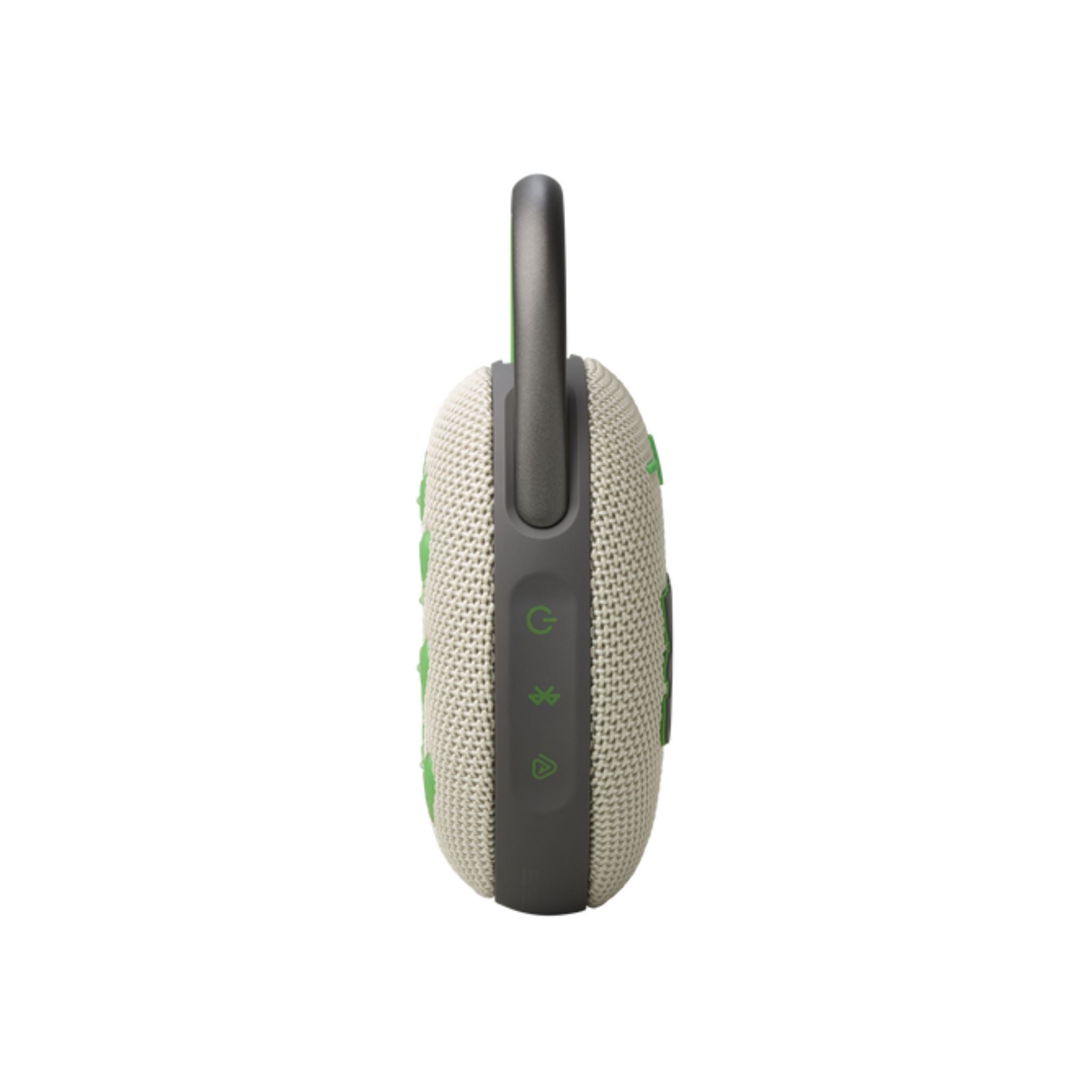JBL Clip 5 - Ultra-Portable, Waterproof & Dustproof Bluetooth Speaker, Big Pro Sound with Punchy bass, Integrated Carabiner, Up to 12 Hours of Play, Made in Part with Recycled Materials - Sand