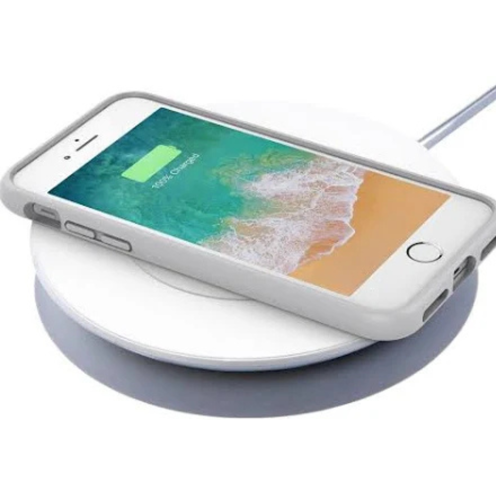 Belkin wireless charging pad (7.5W FASTER WIRELESS CHARGING FOR IPHONE X, 8 PLUS & 8) - White