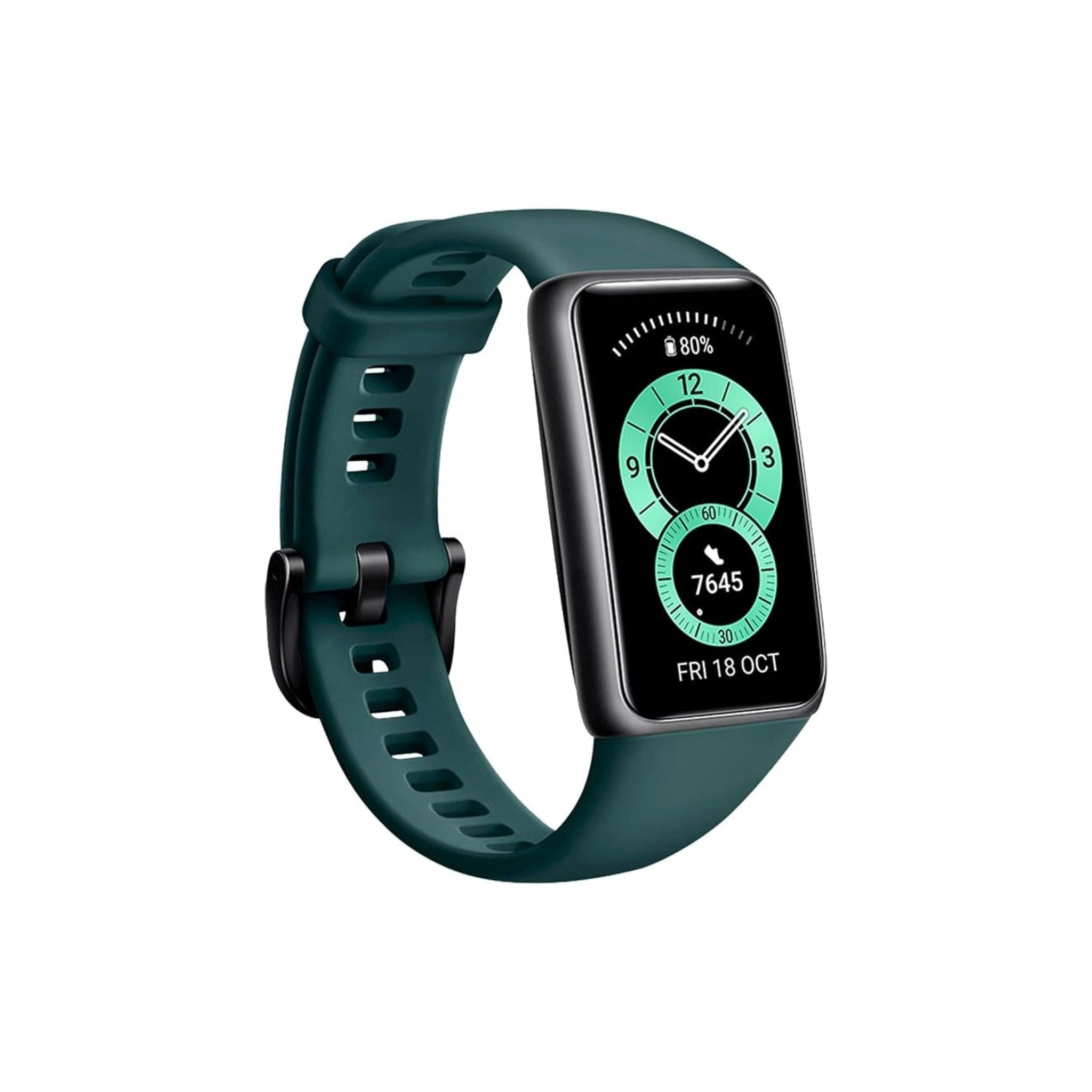 Huawei Band 6, All-Day Spo2 Monitoring, 1.47" Fullview Display, 2-Week Battery Life, Fast Charging, Heart Rate Monitoring, Sleep Tracking, 96 Workout Modes, Message Reminder - Forest Green
