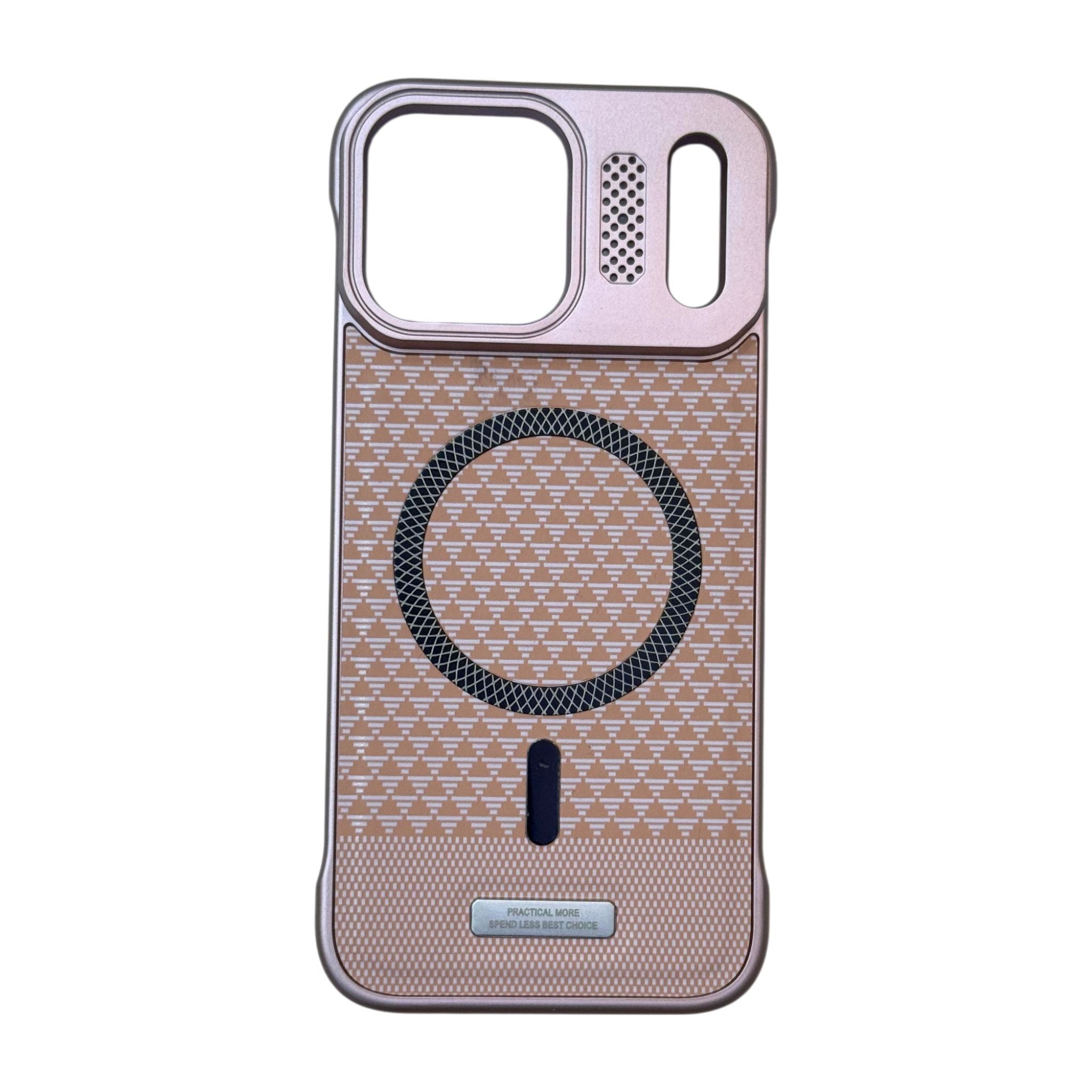 Compatible Phone Case Plastic Metal-Look MagSafe for iPhone 17 Pro Max