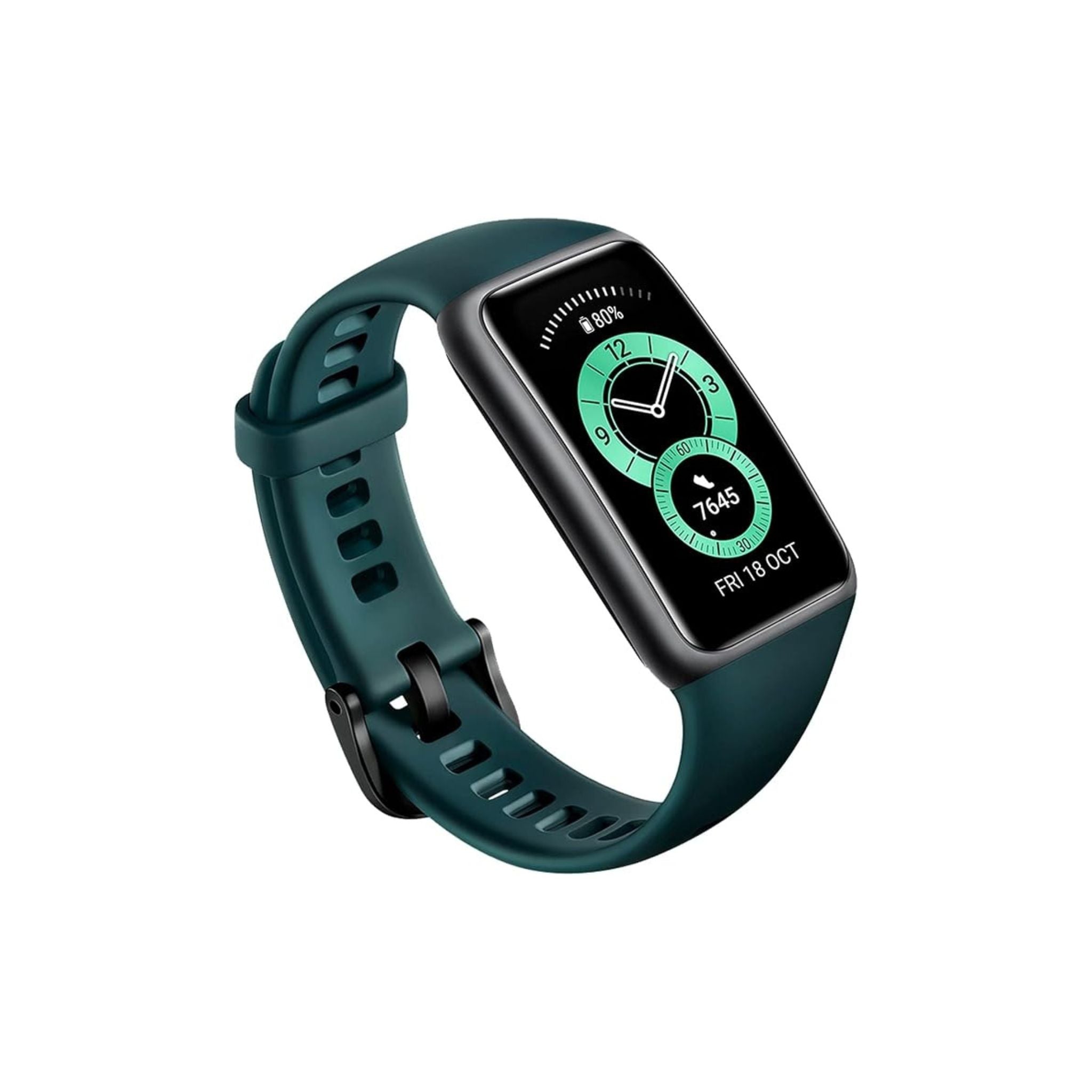 Huawei Band 6, All-Day Spo2 Monitoring, 1.47" Fullview Display, 2-Week Battery Life, Fast Charging, Heart Rate Monitoring, Sleep Tracking, 96 Workout Modes, Message Reminder - Forest Green