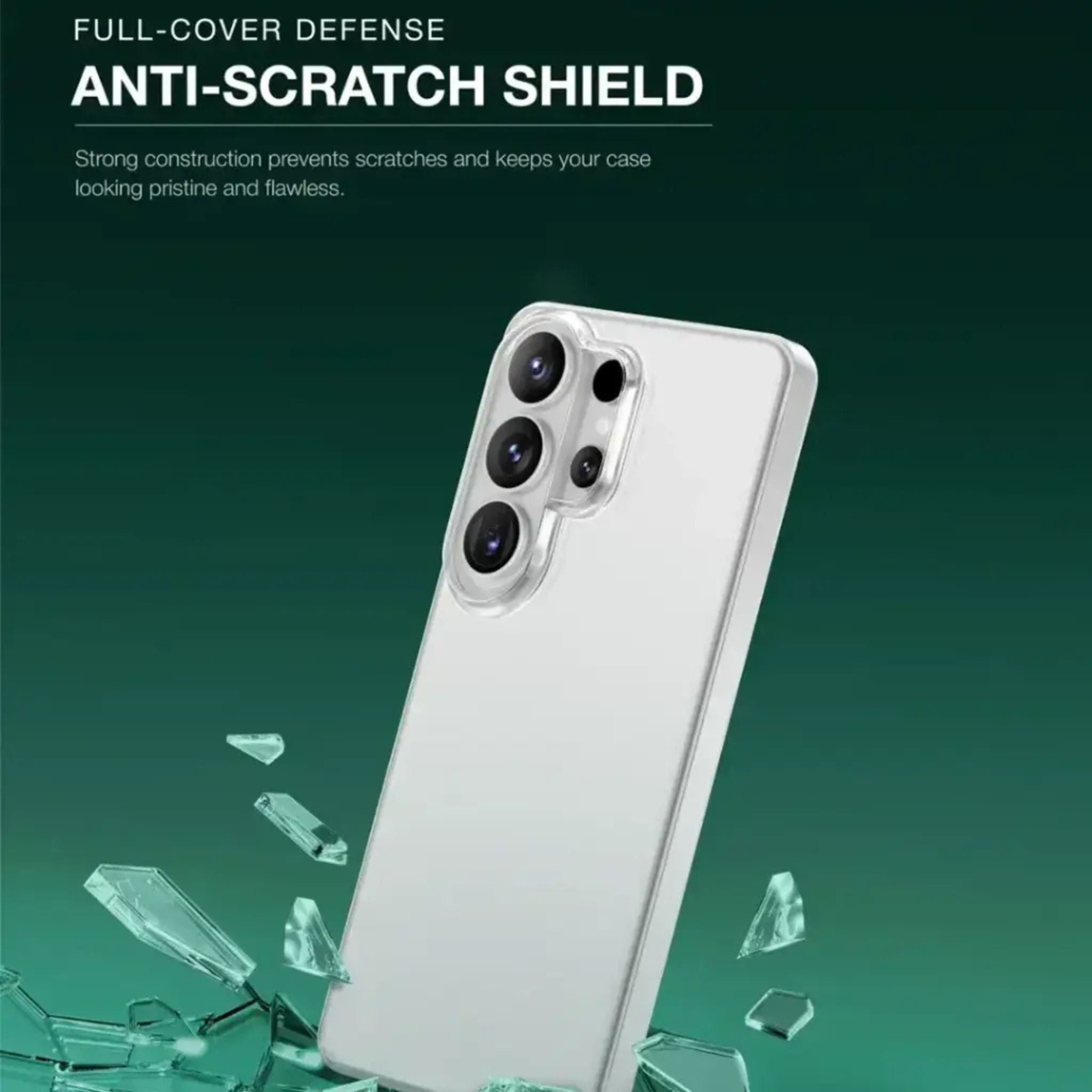 Green Lion Delgado PC Case for S26 Ultra – Ultra Slim & Lightweight, Anti-Scratch, Anti-Fingerprint, Anti-Yellowing, Camera Protection, Comfortable Grip with High-Stiffness Durable Construction and Anti-Microbial Coating – Clear