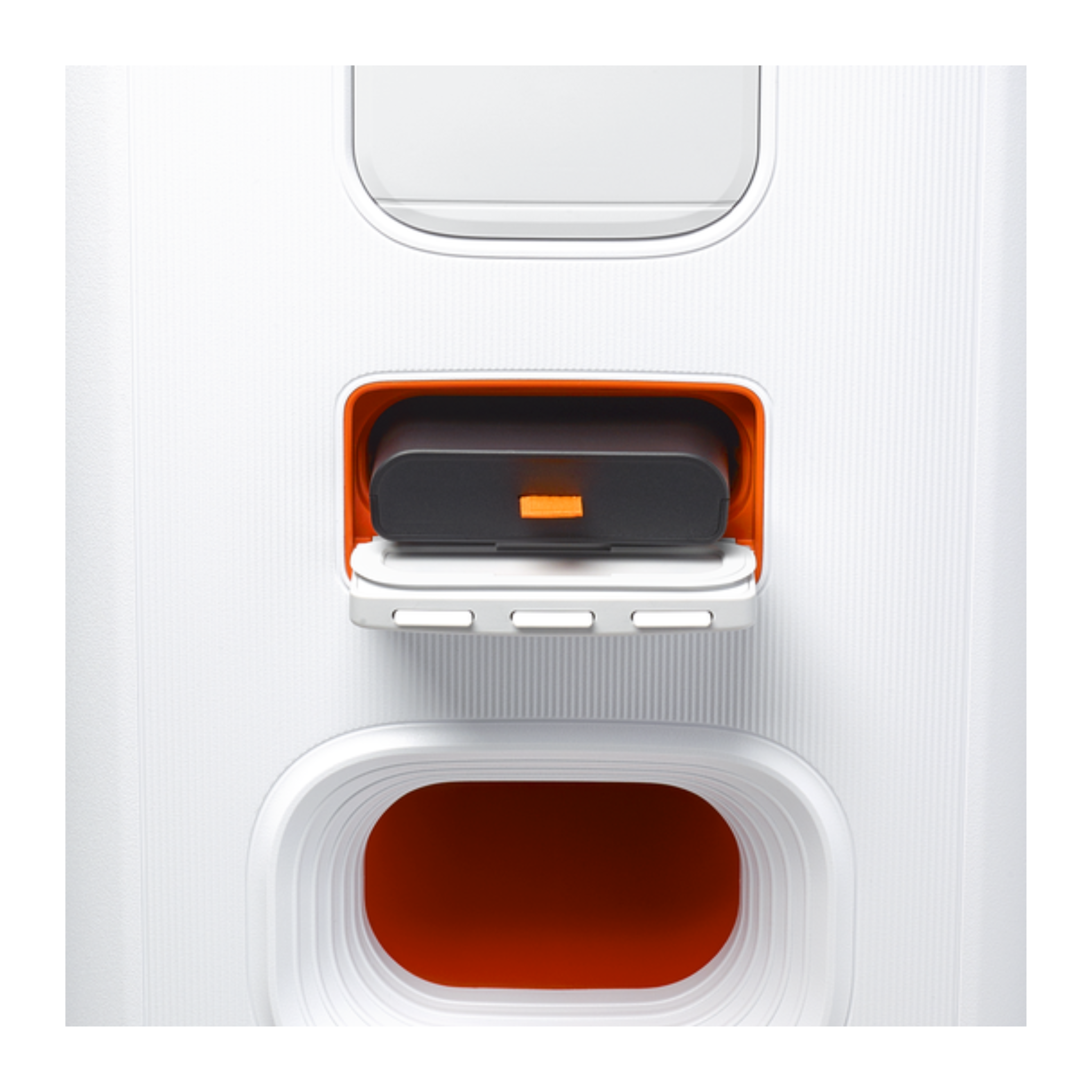 JBL Partybox 320, Portable Bluetooth 240W Party Speaker, AI Sound Boost, Futuristic Light Show, Multispeaker Connection by Auracast, Telescopic Handle & Wheels, Dual Guitar & Mic Inputs - White