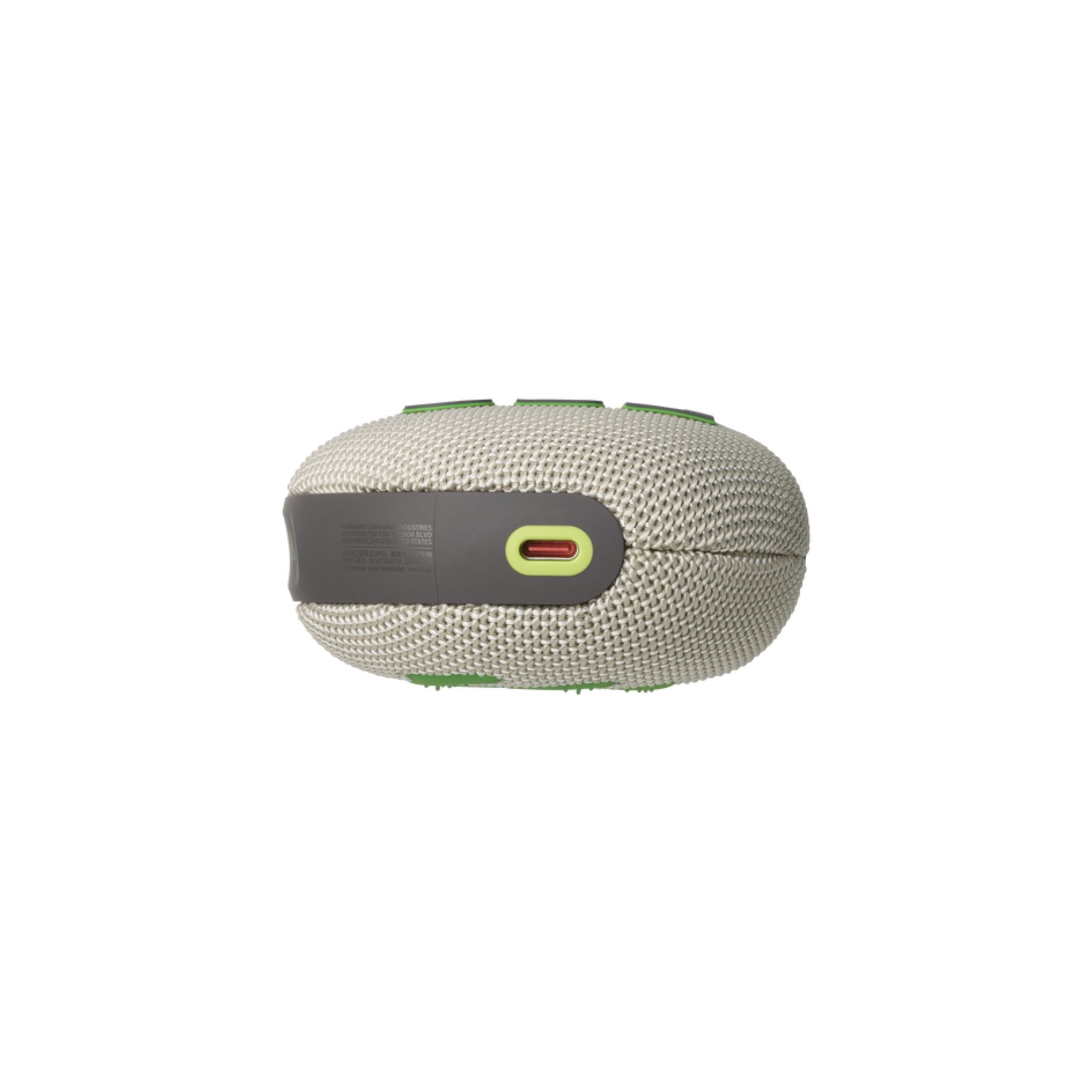 JBL Clip 5 - Ultra-Portable, Waterproof & Dustproof Bluetooth Speaker, Big Pro Sound with Punchy bass, Integrated Carabiner, Up to 12 Hours of Play, Made in Part with Recycled Materials - Sand