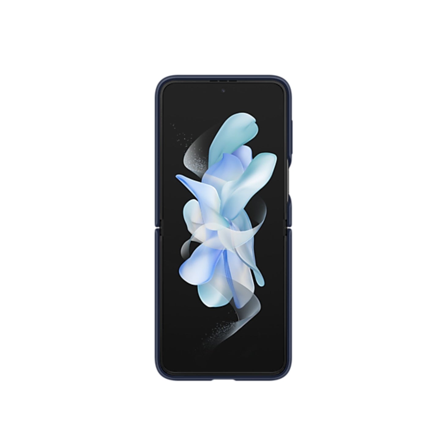 Samsung Galaxy Z Flip4 Silicone Cover With Ring_Navy Blue