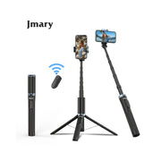 Jmary KT-259, 1.6Meter All-in-One Selfie Stick Tripod_Black
