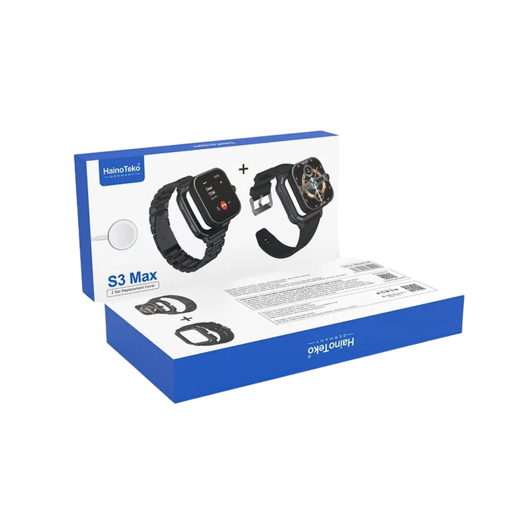 Haino Teko S3 Max with 2 Set Replacement Cover_Black