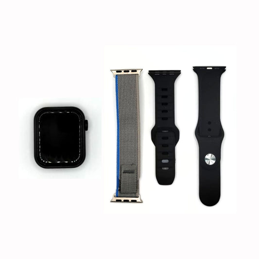 Top Tier X-Inova Germany S9 Pro Mini Smart Watch with 3 Pairs Strap and Wireless Charging