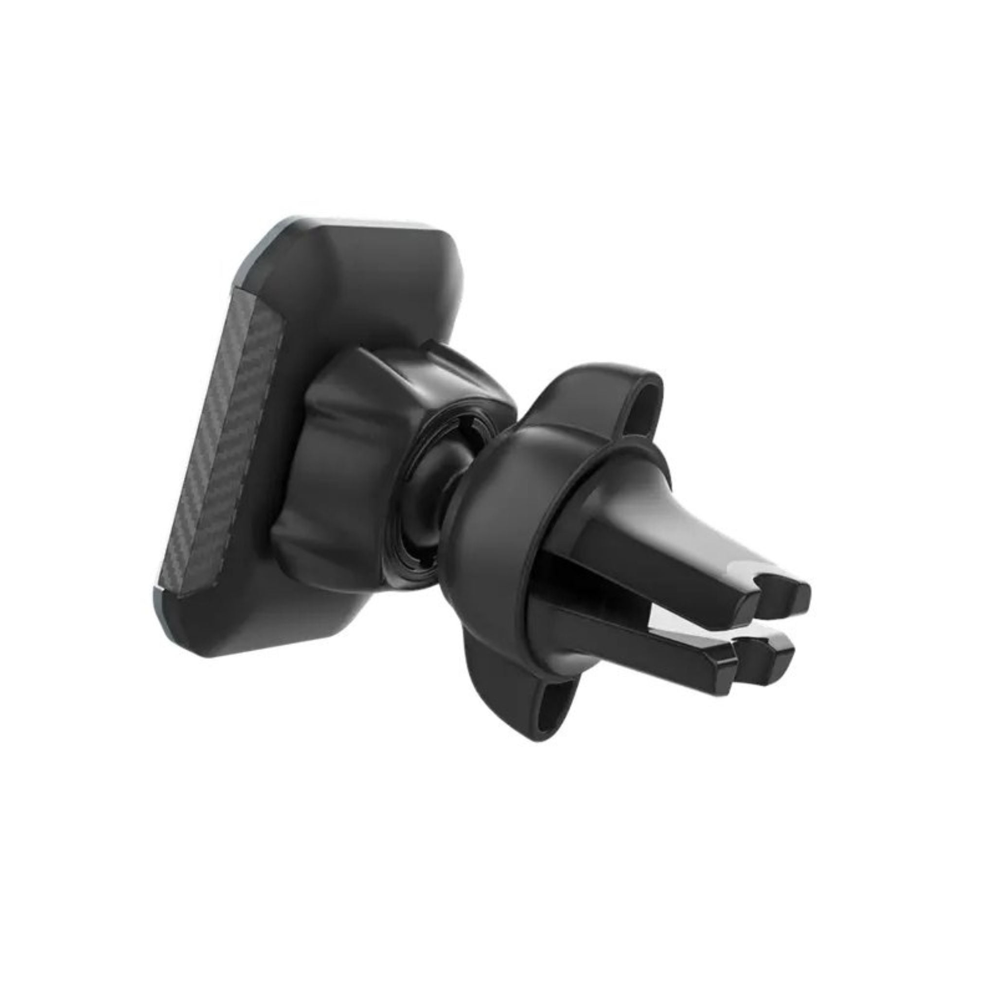 Green Lion 2-in-1 Magnetic Car Phone Holder for 3.4"-7" Devices, Air Vent Extension, 360° Rotation, One-Hand Operation, 4 Strong Magnets, Secure and Stable, Flexible Design - Black