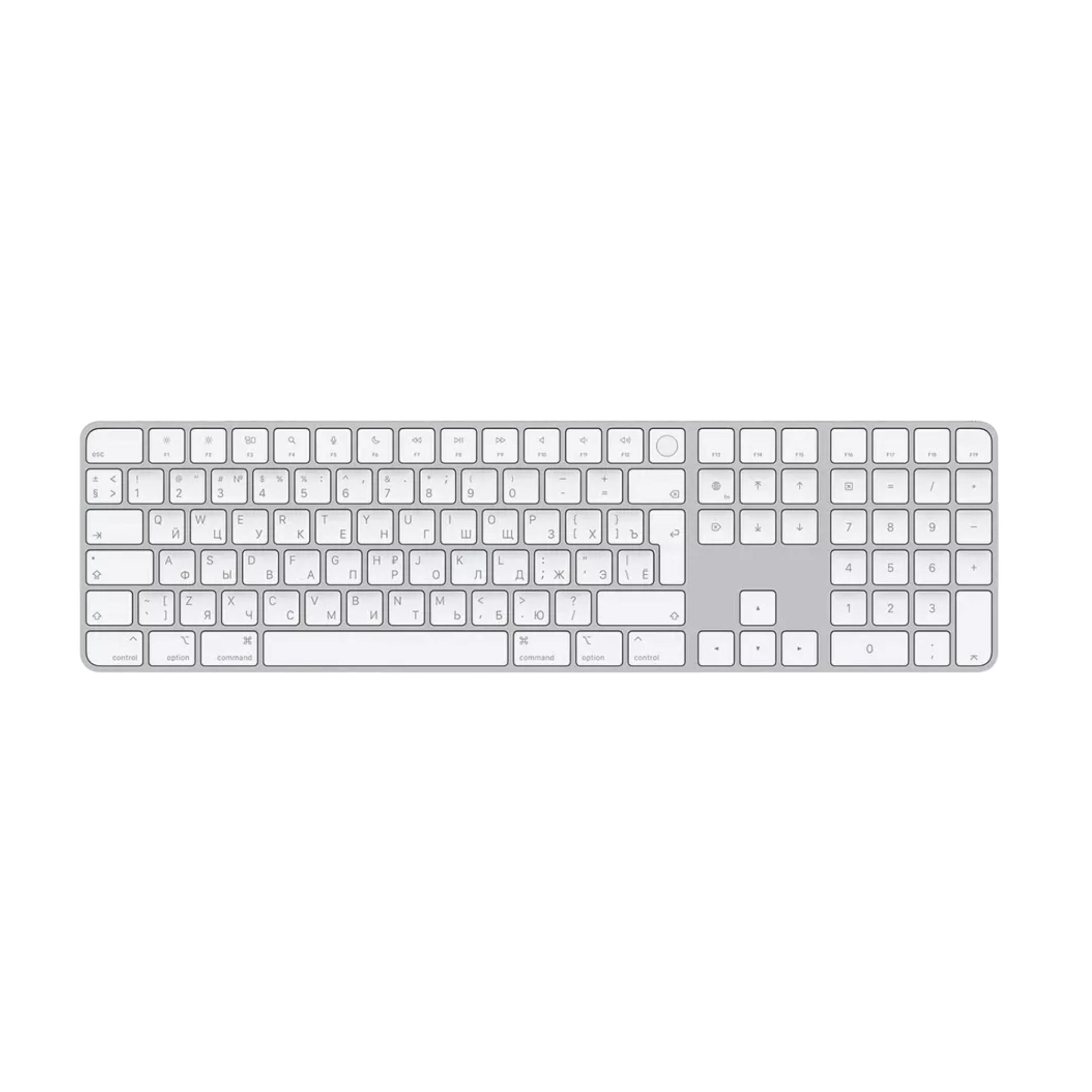 Apple Magic Keyboard with Touch ID and Numeric Keypad for Mac computers with Apple silicone - Russian