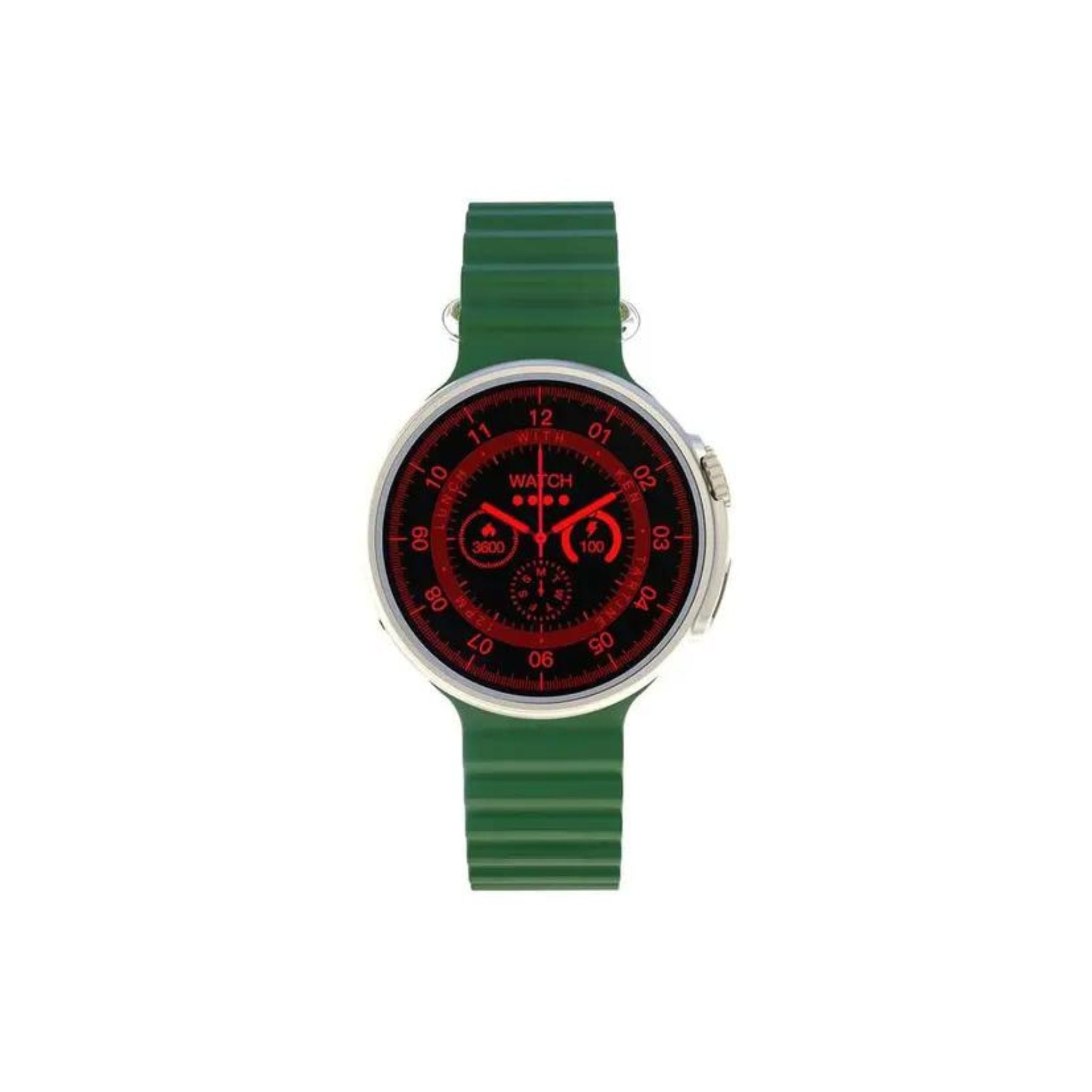 Porodo Ultra Evo Smart Watch 1.51" Wide Touch Screen - Green
