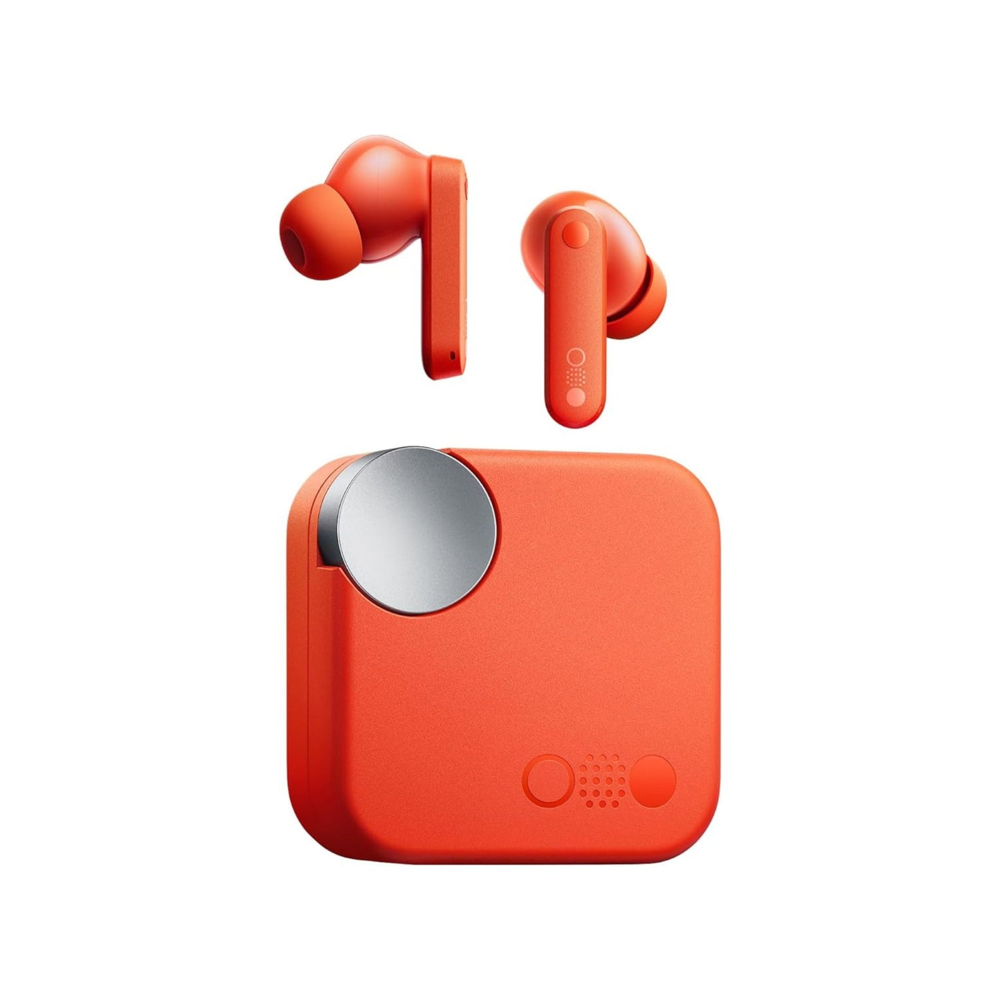 CMF BY NOTHING Buds Wireless Earbuds,42dB Active Noise Cancellation,35.5H Playtime IP54 Waterproof Earphones,Bluetooth 5.3 Dual-Device Connection in Ear Headphones for iPhone & Android_Orange