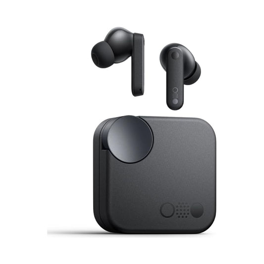 CMF Buds Wireless Earbuds,42dB Active Noise Cancellation,50mAh 35.5H Playtime IP54 Waterproof Earphones_Night Black