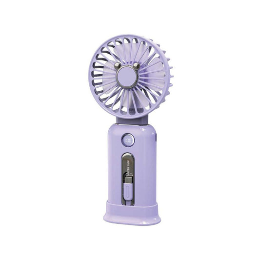 Green Lion WindMate Portable Power Bank & Fan 10K mAh-Purple