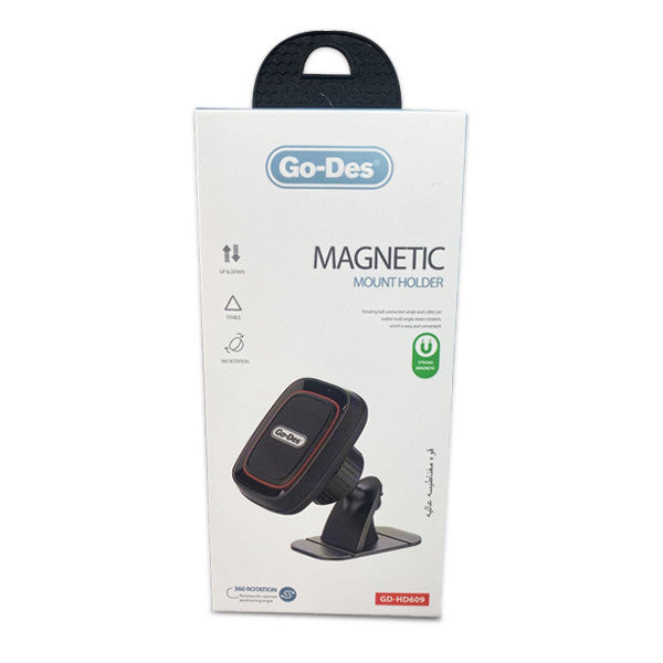 PREMUM GO-DES MAGNETIC CAR MOUNT HOLDER_GD-HD609_BLACK