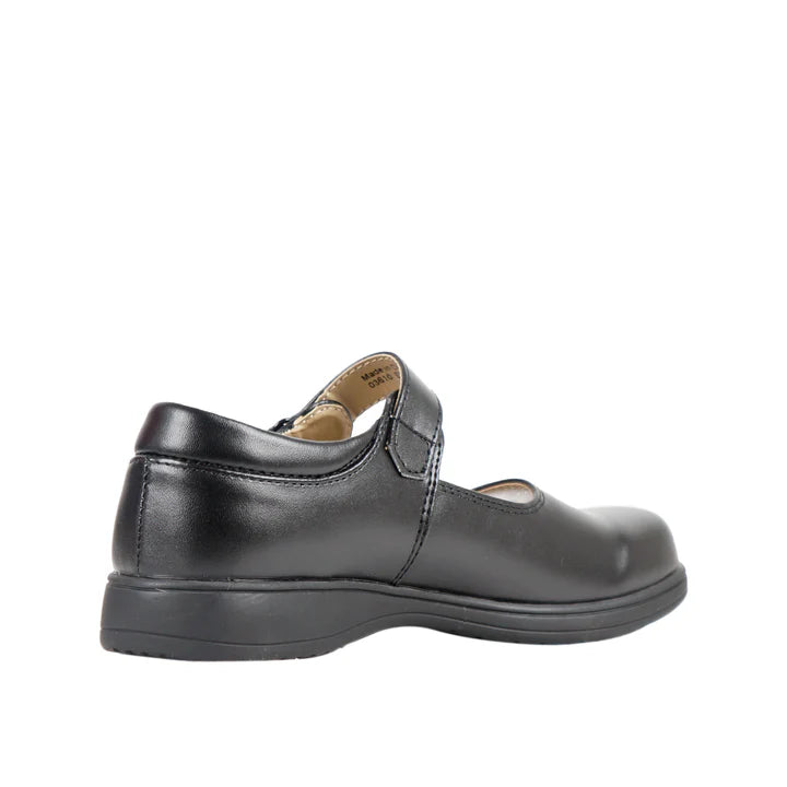 Symphony Girls School Shoes_Black