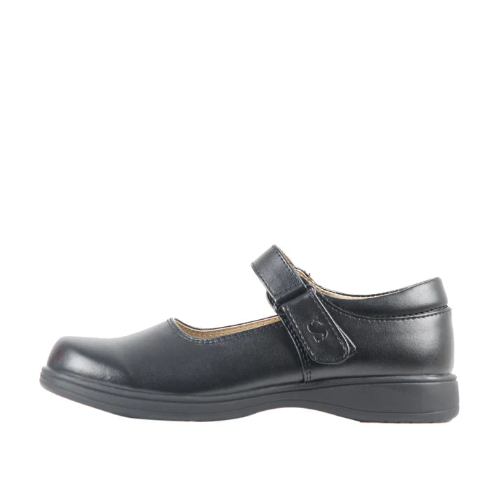 Symphony Girls School Shoes_Black