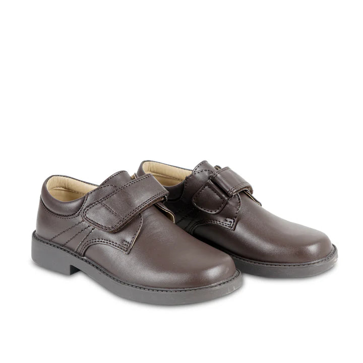 Symphony Kids School Shoes_Brown