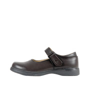 Symphony Girls School Shoes_Brown