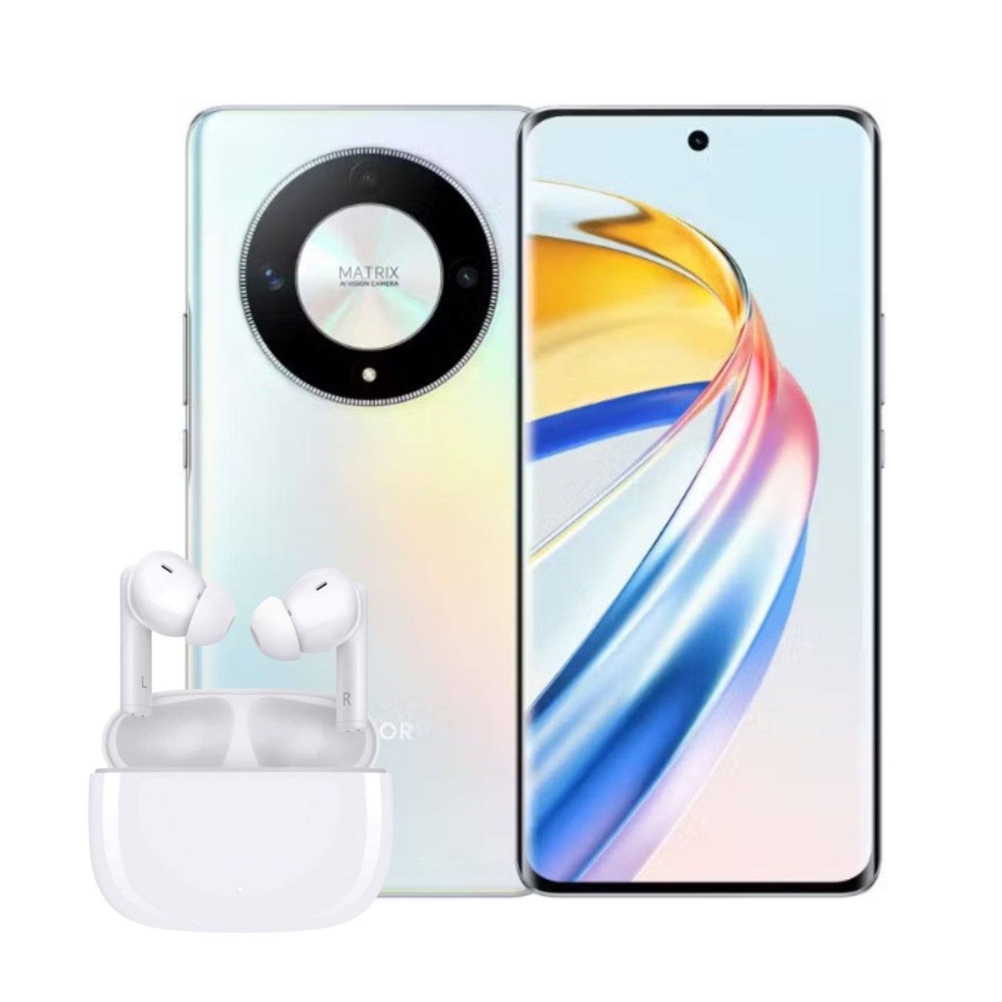 HONOR X9b 5G, 12GB RAM + 256GB ROM, Dual Sim, 120Hz Curved AMOLED Display, 5800 mAh Battery, 108MP Triple Camera, 4nm Snapdragon 6 Gen 1 Chipset, Android 13 +_Titanium Silver , Exclusive Gifts Of Honor Choice X5 Lite Earbuds