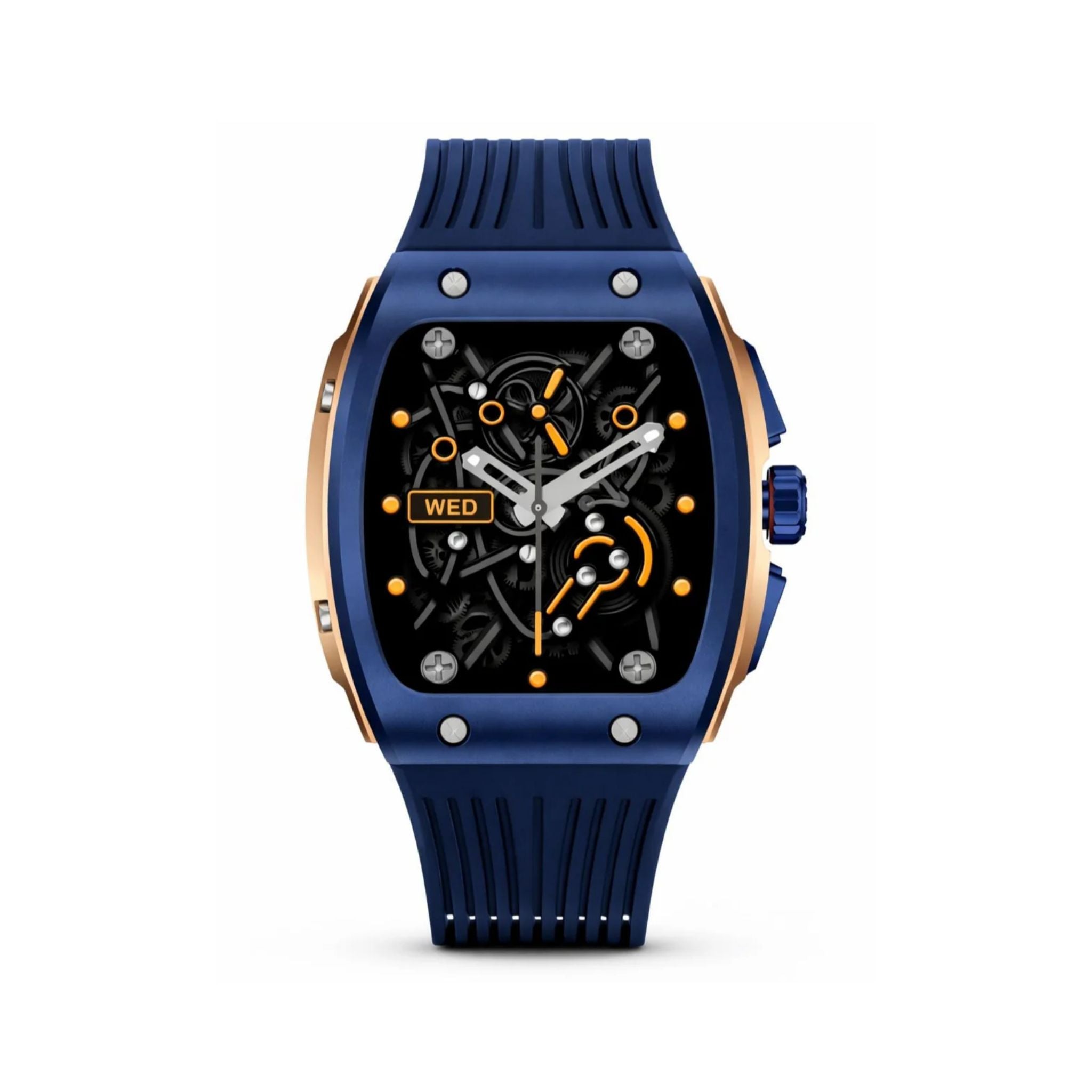 Green Lion Time Smart Watch – 1.76” HD IPS Display, Fitness Tracker, Bluetooth Calling, Smart Notifications - Blue
